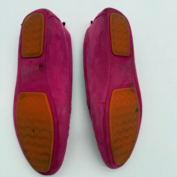 1901 Taite Moc Loafer Leather Preppy Fuchsia Comfort Lightweight  9.5 - Picture 5 of 6